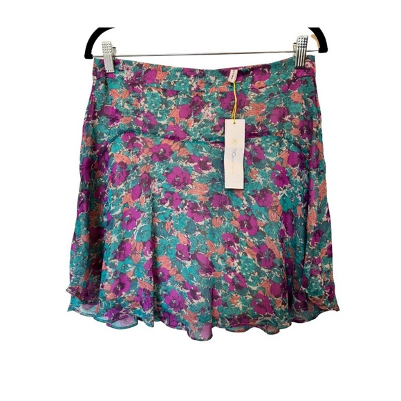 BCBGeneration Floral Mini Skirt - Picture 2 of 8